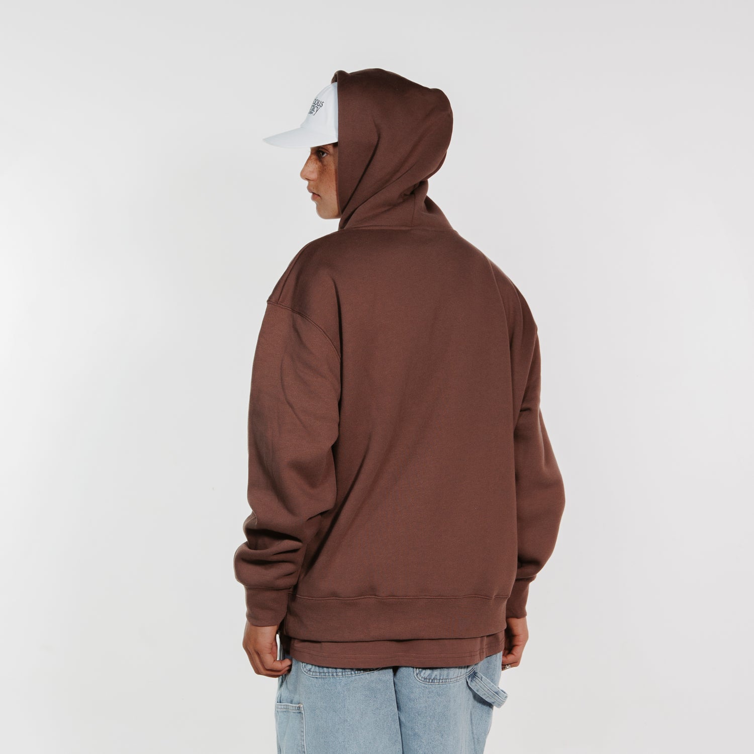 TRADE 2.0 BASIC HOODIE COFFEE