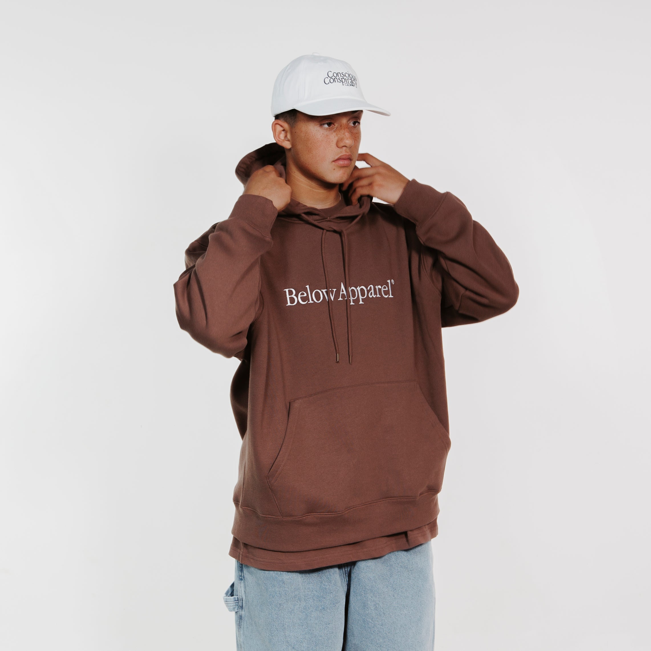 TRADE 2.0 BASIC HOODIE COFFEE