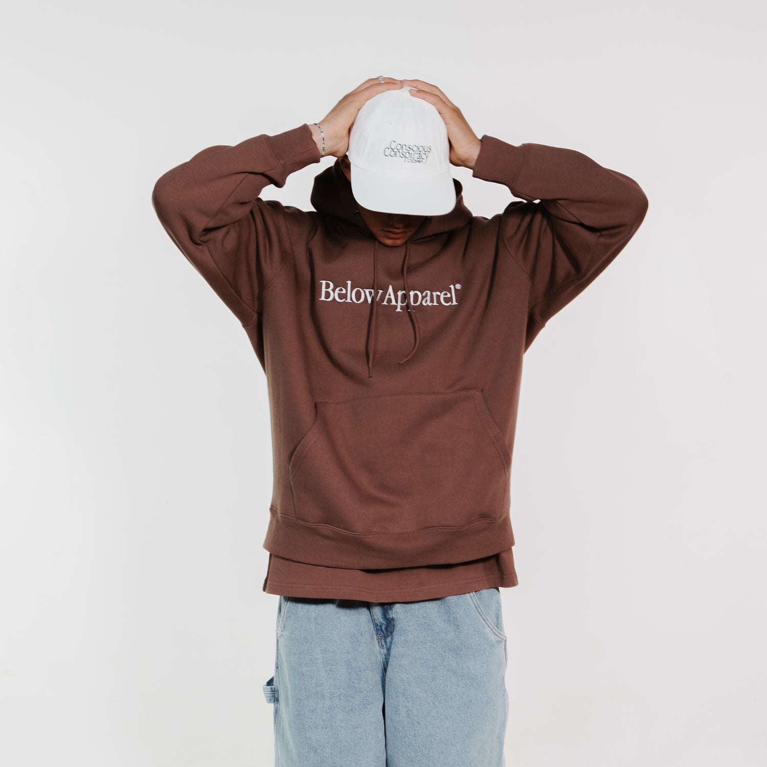 TRADE 2.0 BASIC HOODIE COFFEE