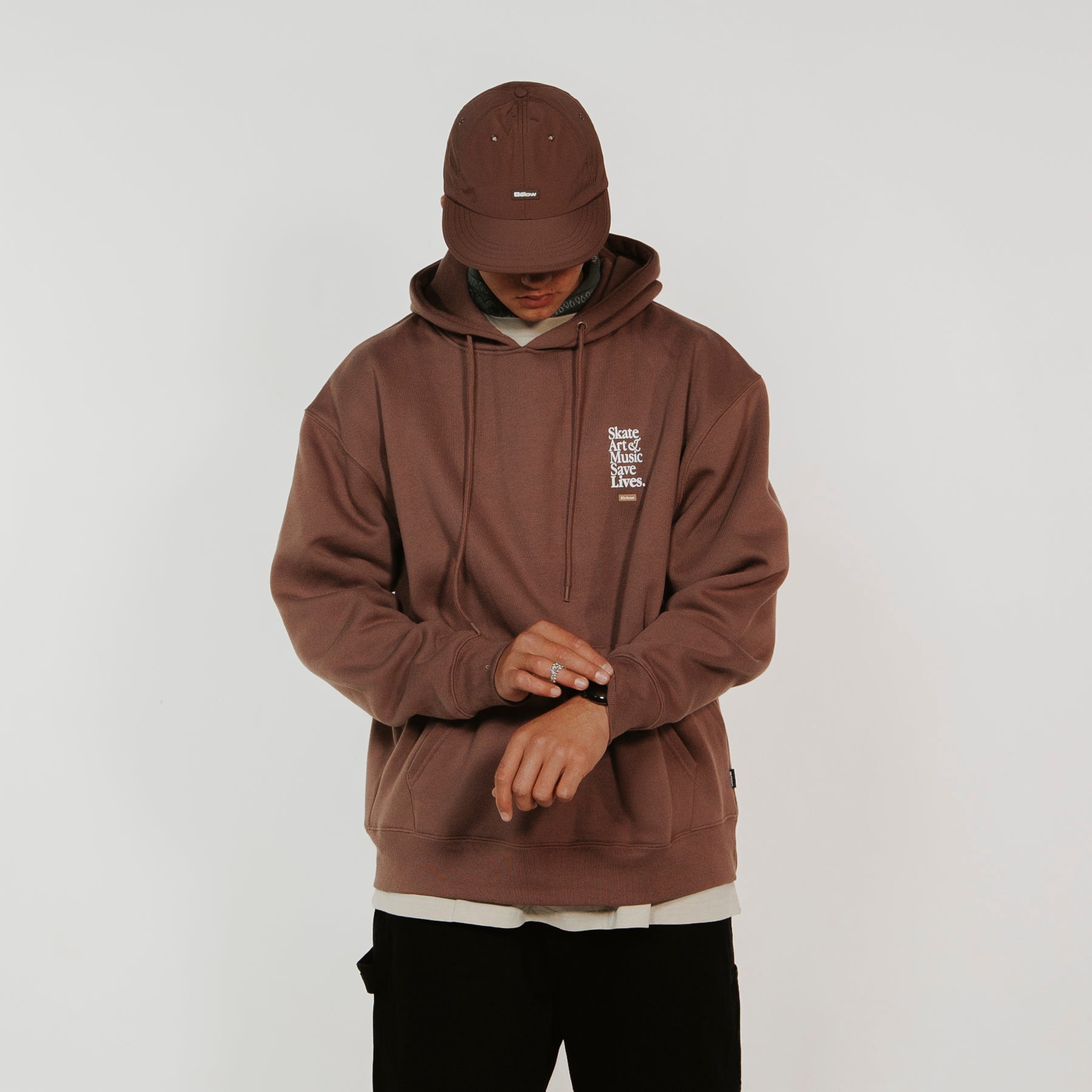 MANTRA HOD BASIC HOODIE COFFEE