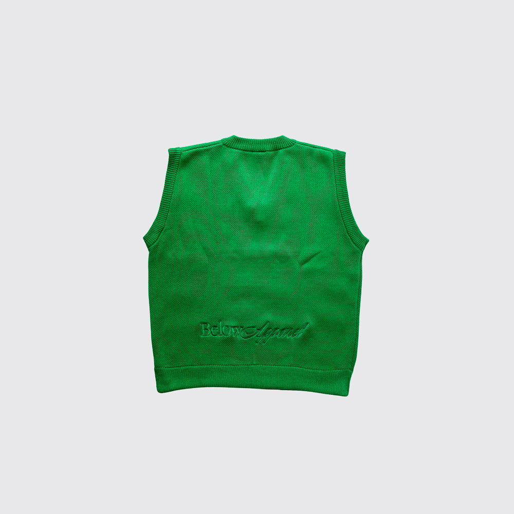 CHALECO TEJIDO BENET VEST VERDE