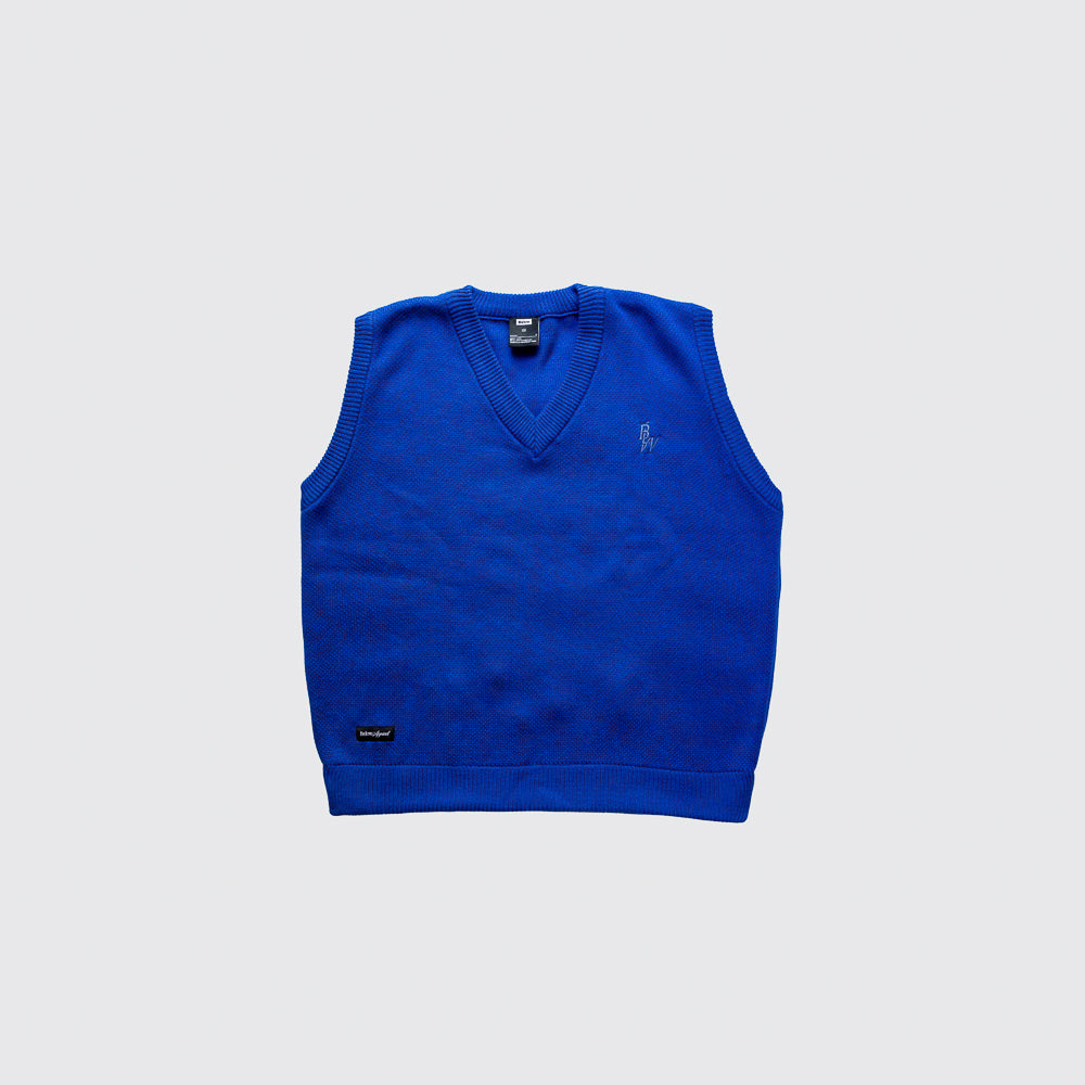 CHALECO TEJIDO BENET VEST AZUL