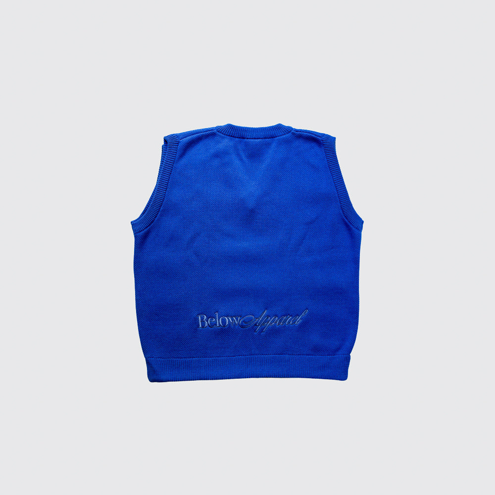 CHALECO TEJIDO BENET VEST AZUL